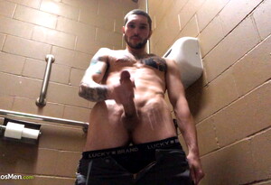 Jake Hart Public Restroom Jerk, Scene #01