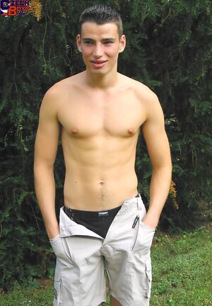 European boy naked