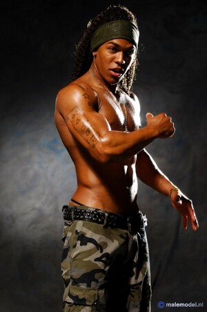 Roderique very muscular and big