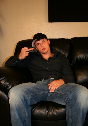 Kinky in-laws Phoenix & Denny strip naked & jerk off their big dicks