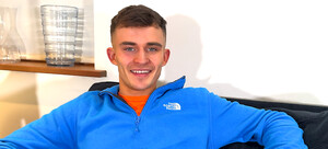 Hot british twink with blue eyes